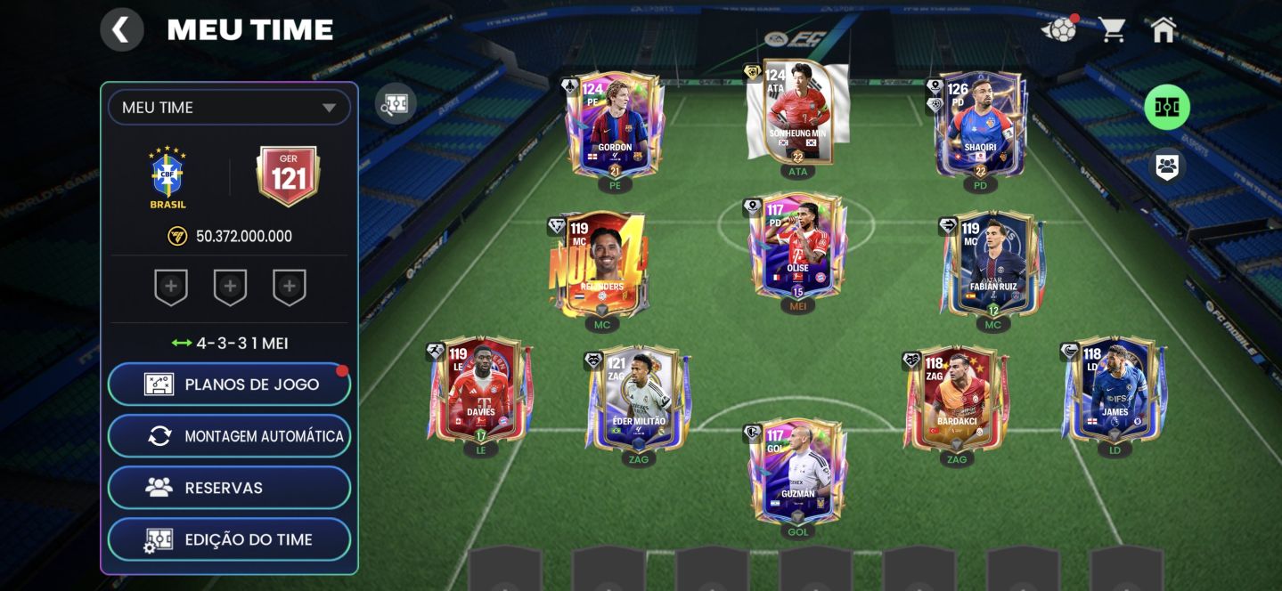 Conta de FC mobile ger 121
