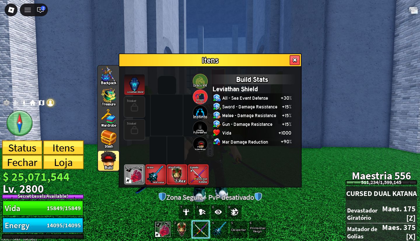 Conta de Blox com Draco V4 full