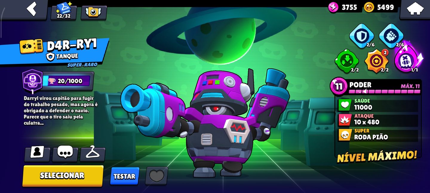 Conta brawl stars a venda +130K TROFÉUS E 97 BRAWLERS NO NÍVEL 11 + TODAS HIPER
