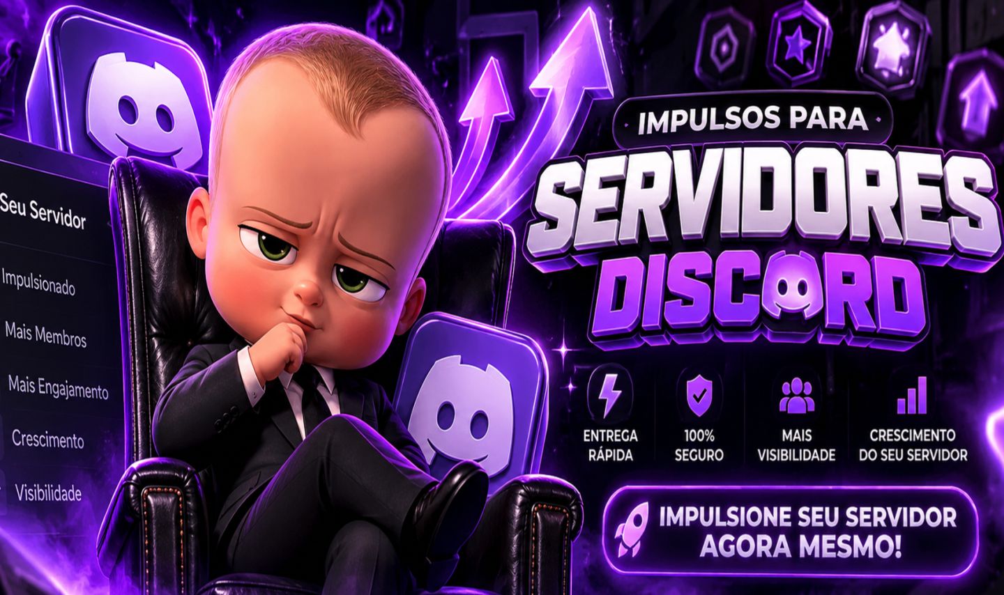 [MELHOR DO MOMENTO] IMPULSO NO SEU SERVIDOR DISCORD - BOOST IMPULSO 1/3 MÊS
