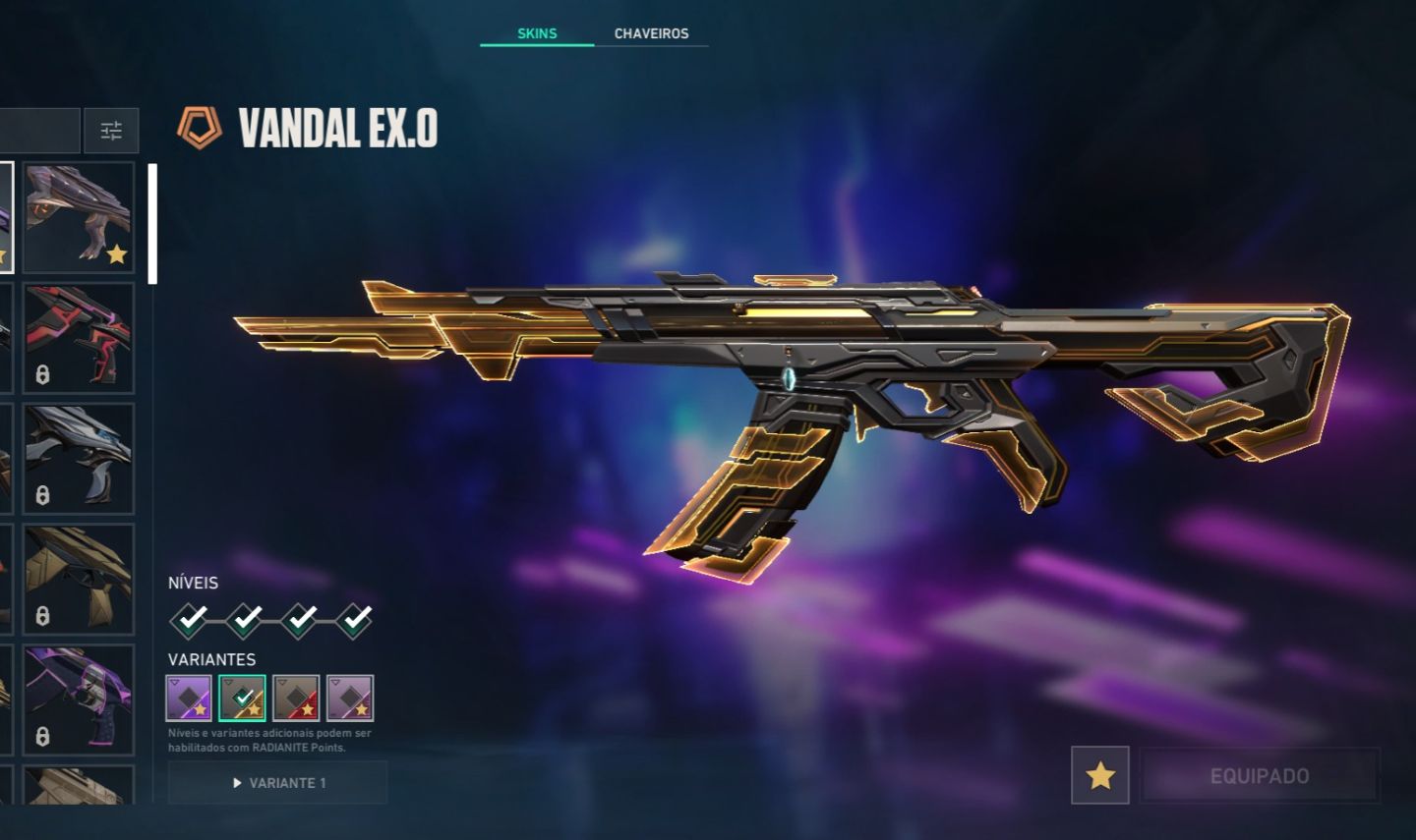 Conta Valorant c Vandal e Phantom + LoL Skins