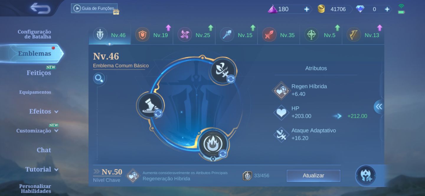 Conta mobile legends 27 skins