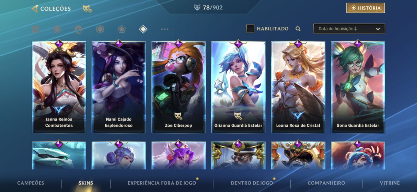 CONTA WILD RIFT SKINS DE GACHA