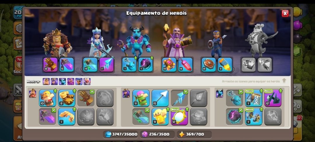 Conta cv13 Full, com muitas medalhas de liga