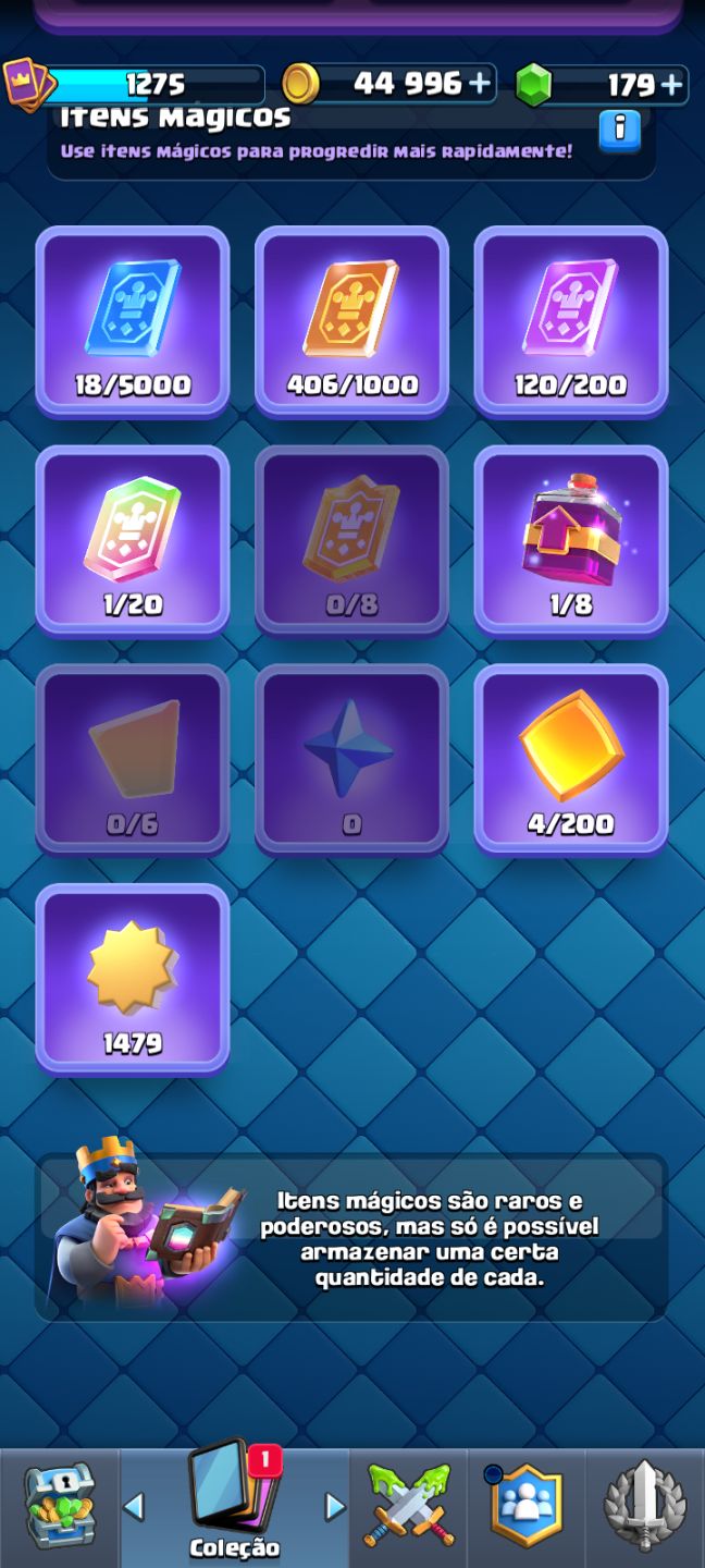 CONTA CLASH ROYALE - ARENA 19