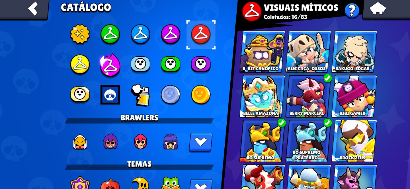Conta de brawl stars com todos os brawlers, ideal pra iniciante!!