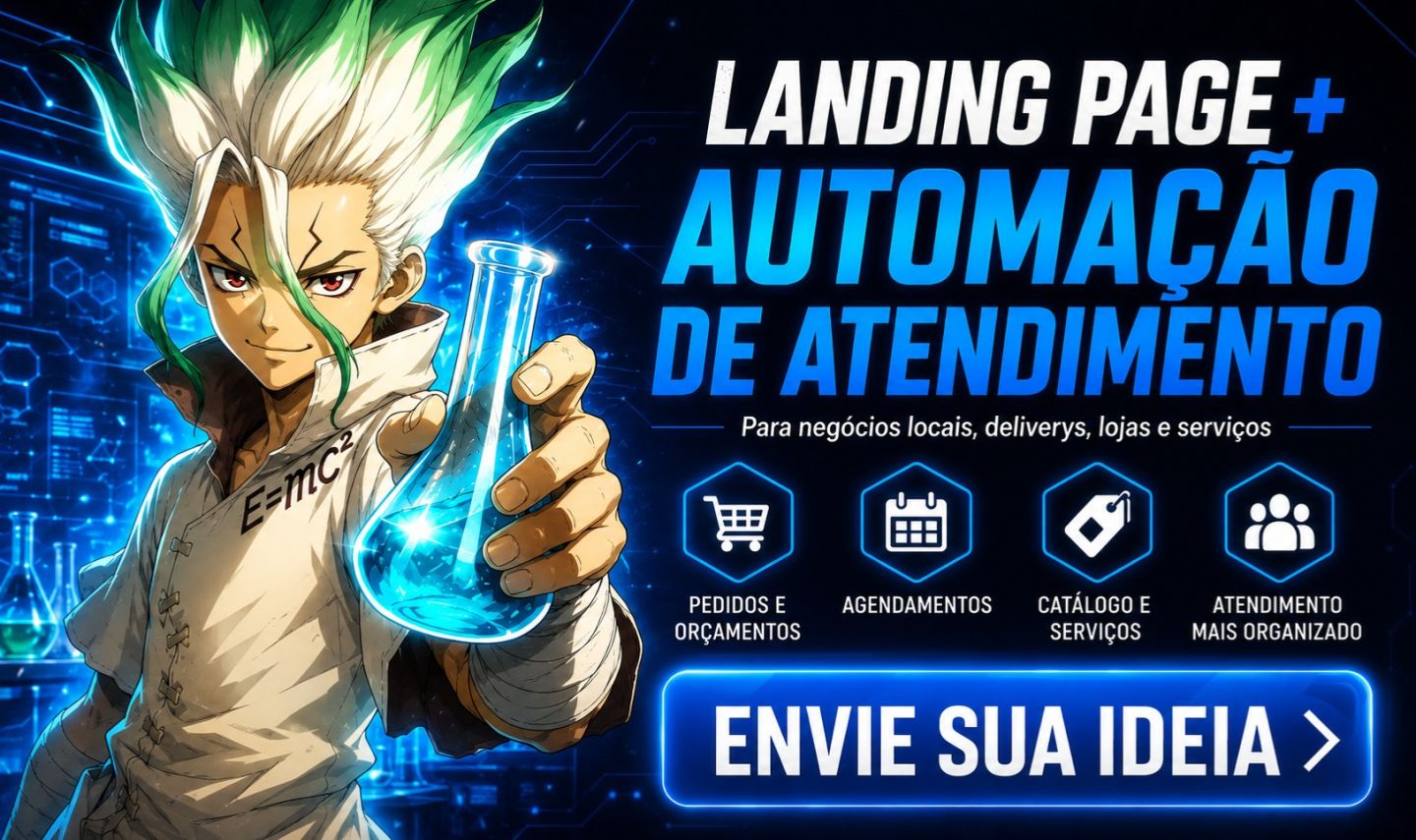 LANDING PAGE + AUTOMAÇÃO DE ATENDIMENTO | SITE PERSONALIZADO
