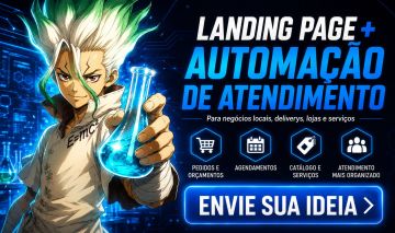 LANDING PAGE + AUTOMAÇÃO DE ATENDIMENTO | SITE PERSONALIZADO