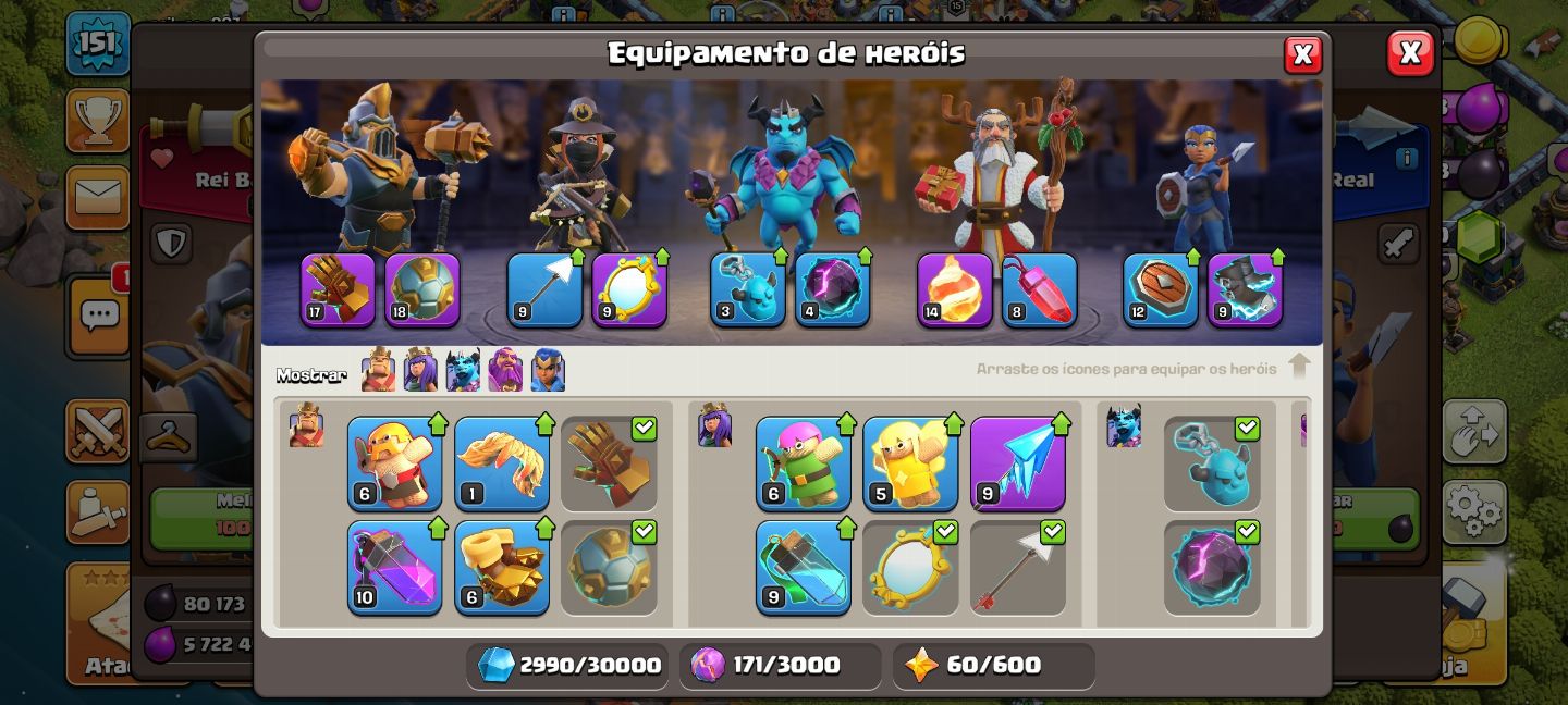 Clach of clãs , conta CV14