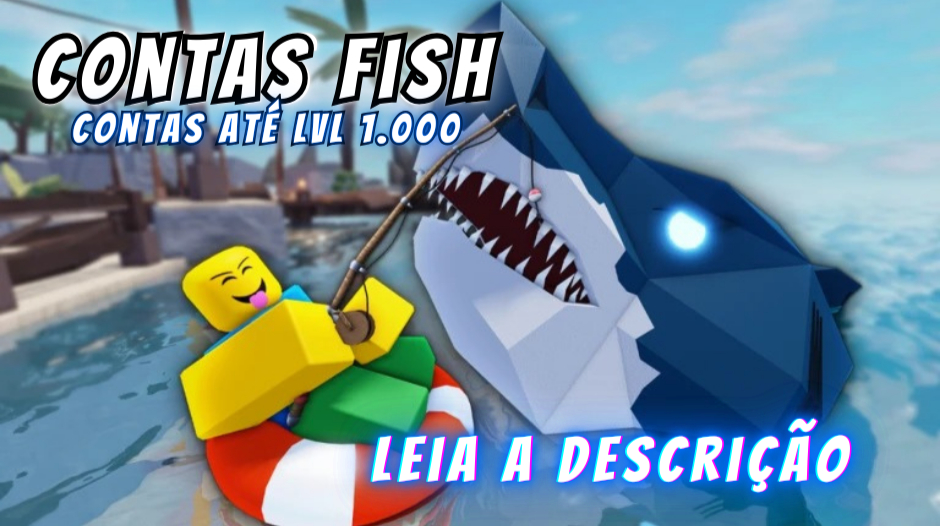 Conta FISCH! LVL 2000 C$400M+ 60+ Rods Liberadas + Rods Limitadas