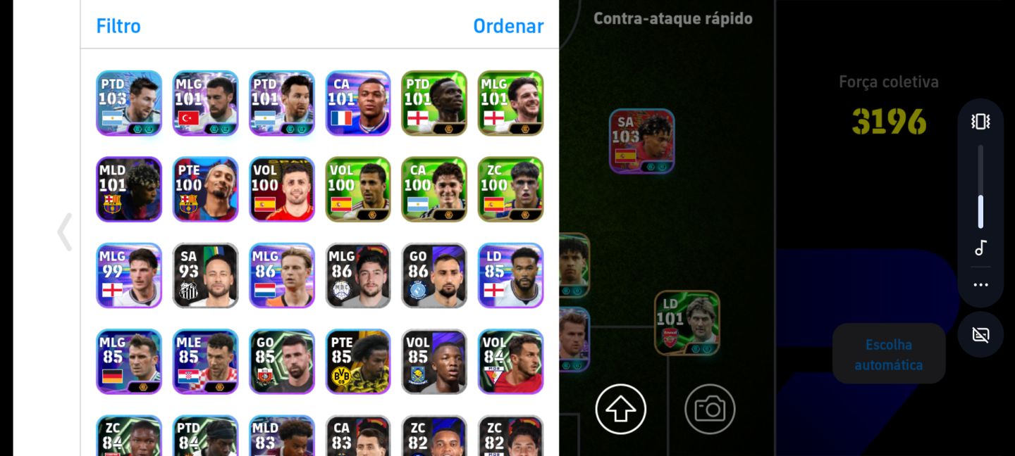 Conta de efootball braba
