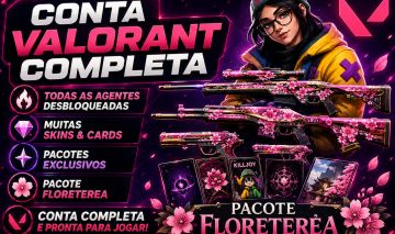 Conta Valorant Full Agentes + Skins + Cards + Floretérea