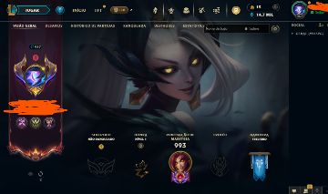 CONTA DE LOL LVL 957 + 343 SKINS - CONTA CRIADA DESDE 2012 - FULL ACESSO