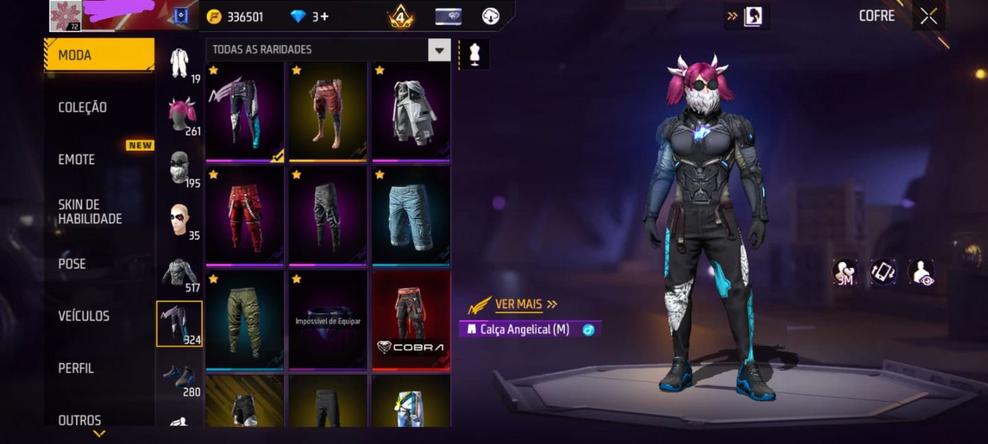 CONTA ID 8 DIG COM 4 TOP CRIMINAL ( UMPS PAPEL )