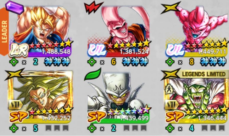 CONTA DRAGON BALL LEGENDS - MID GAME - TIME ANTI-META + 2K DE CRYSTAIS