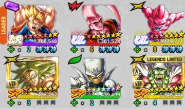 CONTA DRAGON BALL LEGENDS - MID GAME - TIME ANTI-META + 2K DE CRYSTAIS