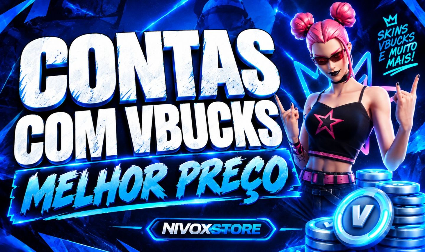 Contas Fortnite de 1 e de 100 níveis com o Clube Fortnite [LEIA A DESCRIÇÃO!!!]