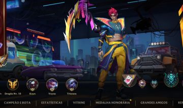 Conta wild rift com skins da ahse velho oeste croma