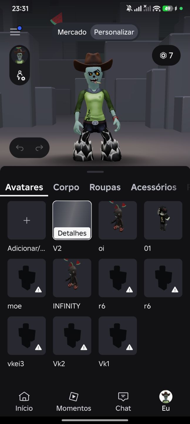 CONTA DE ROBLOX FOCADA EM VÁRIOS PRINCIPAL BLOX FRUITS!
