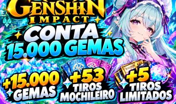 GENSHIN IMPACT 15.000 GEMAS+58 TIROS+MIZUKI