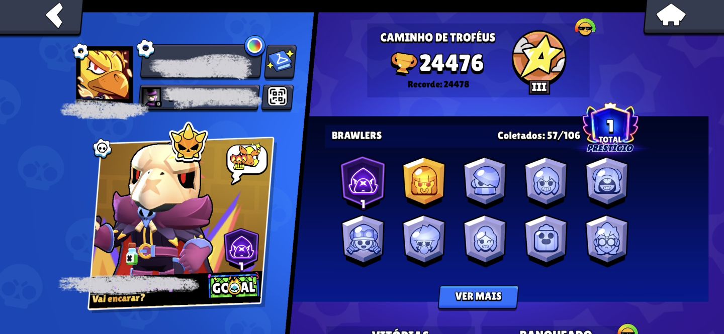 (Aceito oferta)Conta perfeita supercel brawl stars e Clash of royale upados!!!