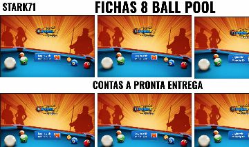 CONTAS 8 BALL POOL COM FICHAS! (Melhor preço custo benefício)