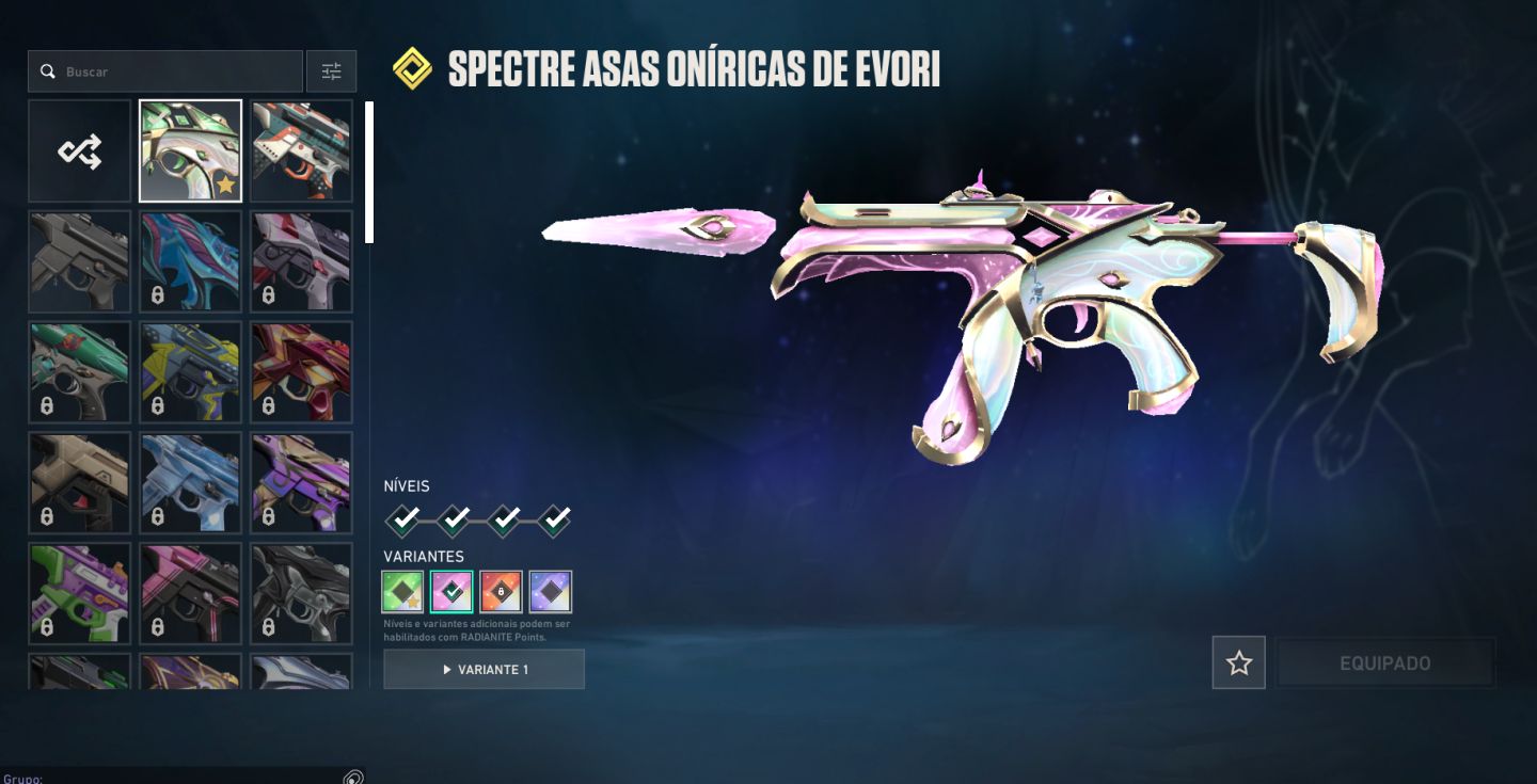 Conta com 3 vandal limitadas e 2 facas limitadas com 3 pingentes de imortal