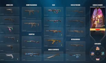 VENDE-SE CONTA VALORANT plat 3 com skins