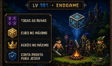 Conta Taskbar Hero Full Endgame | Level 101 |