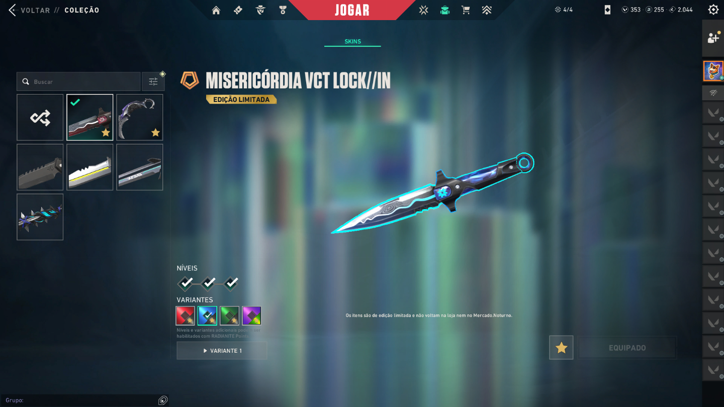 CONTA VALORANT (FACA LOCK IN)