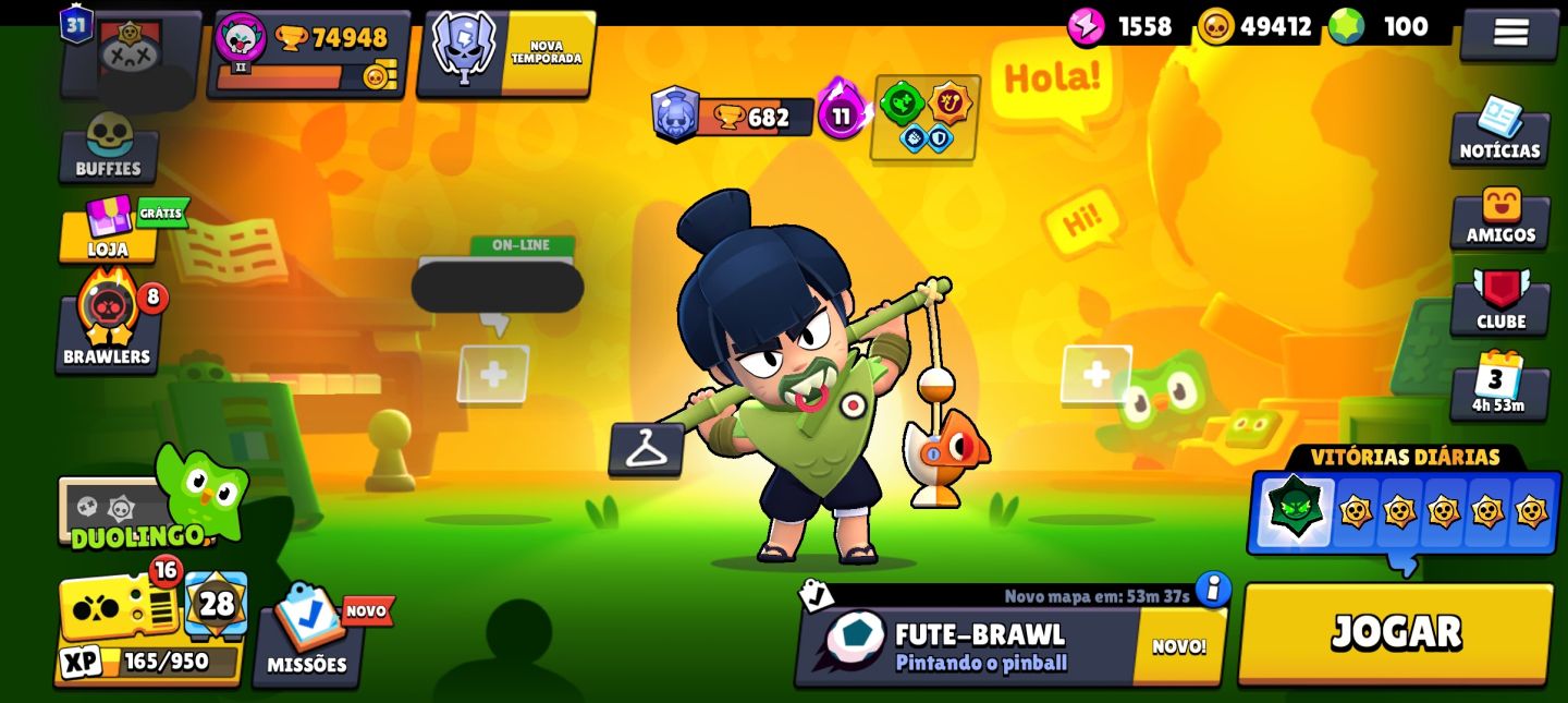 [ACEITO OFERTAS SUPERIORES A 1K]Conta Antiga de Brawls Stars + Clash Royale
