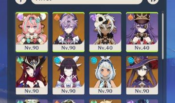 CONTA GENSHIN CHASCA C1, MUALANI C1, COLUMBINA, DURIN E VARESA