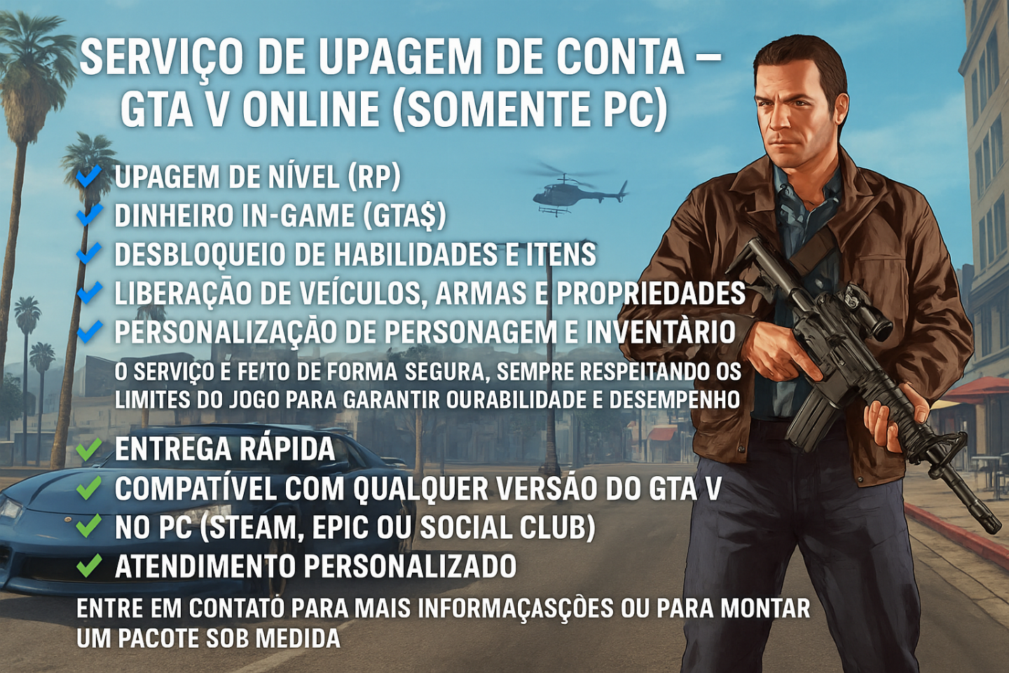 GTA 5 ONLINE PC | PACOTES DE DINHEIRO