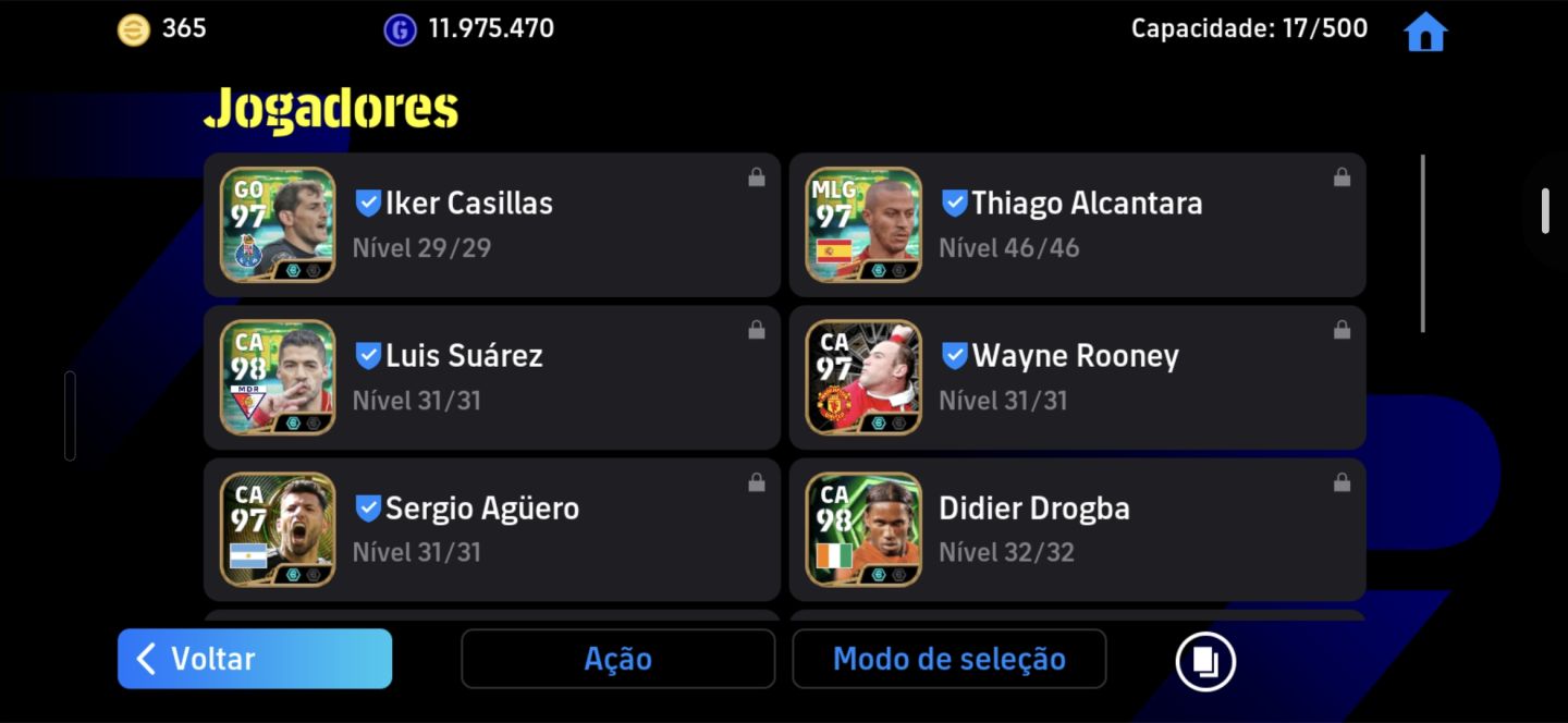 EFOOTBALL 3172 FORÇA, 17+ÉPICOS | NEYMAR SANTOS | ZICO | DROGBA | ROONEY | MESSI