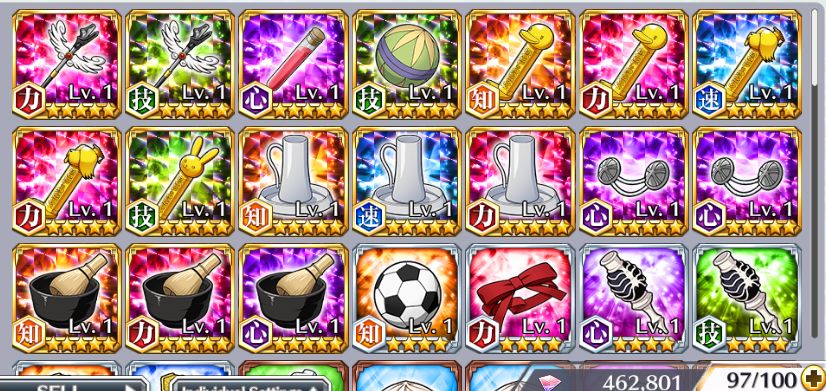 BBS/ 50830 Orbs/ Ichigo - Gremmy - Aizen/1083 BBS/ 7736 Accessory Tickets