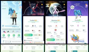 Pokémon Go L39 | Mewtwo 100% c/ Fundo | Yveltal 100% | 24 Lendários | Q243