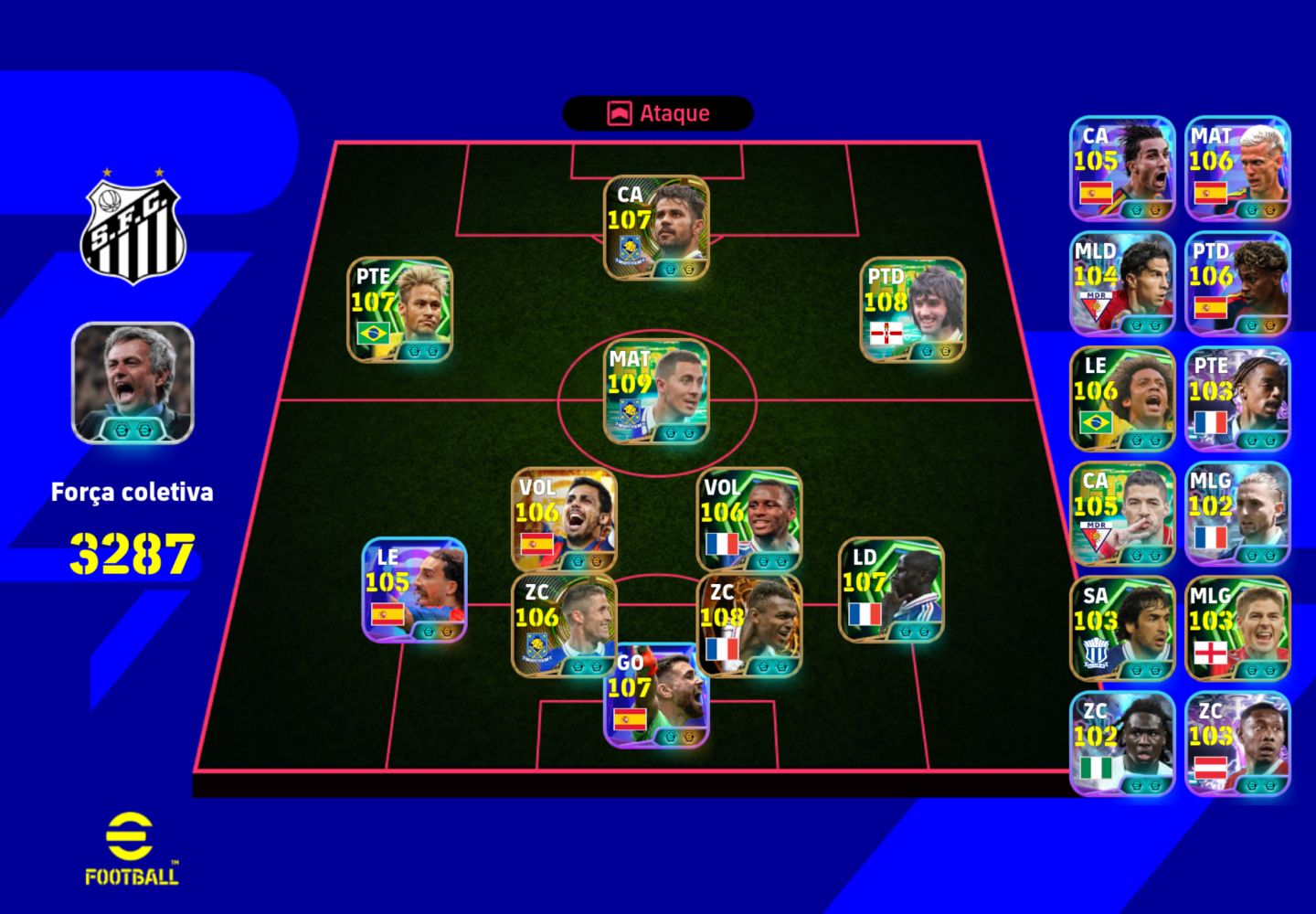 Conta EFOOTBAL 3300+