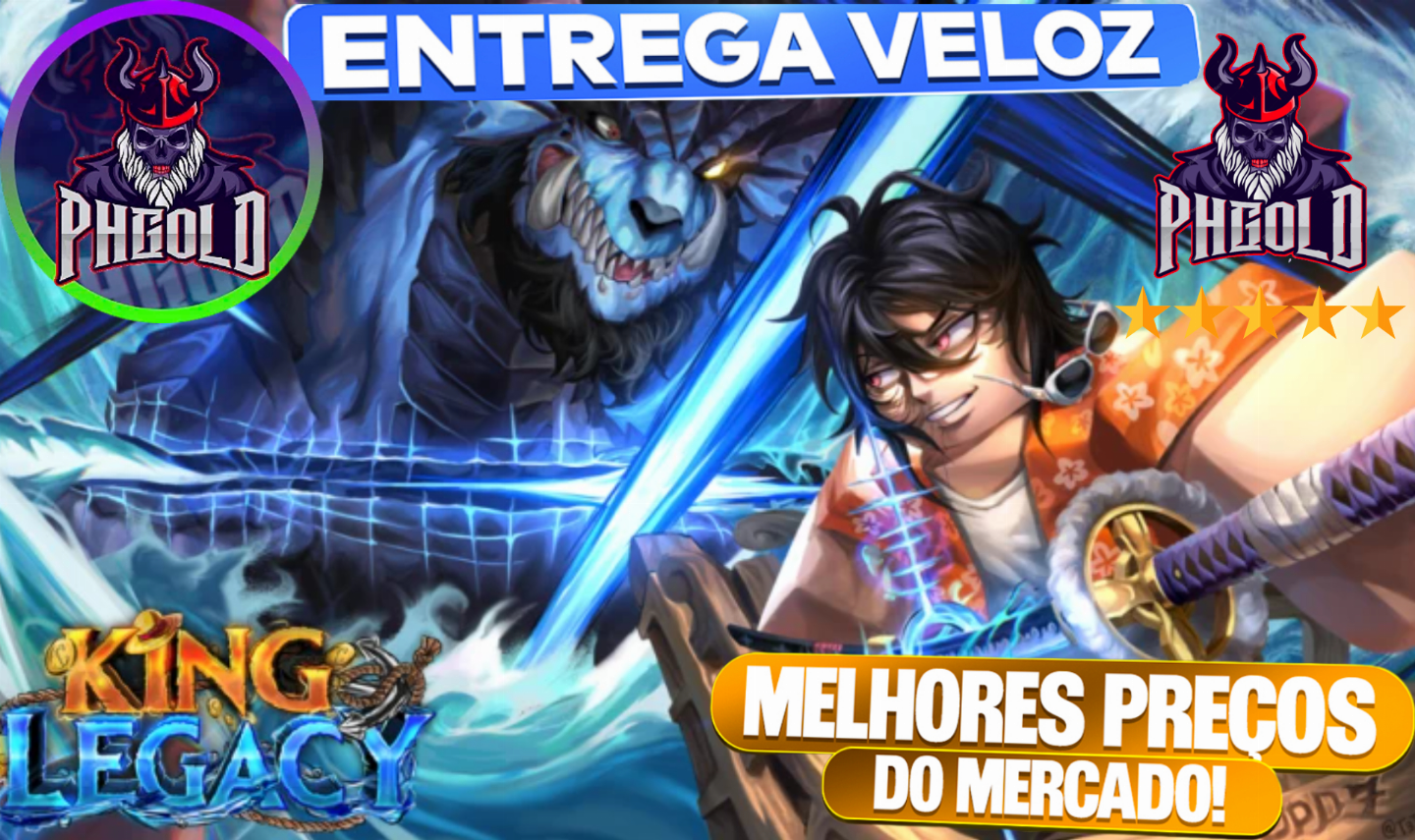 KING LEGACY | GAMEPASS | FRUTAS | MELHOR PREÇO DO MERCADO | MELHOR ATENDIMENTO