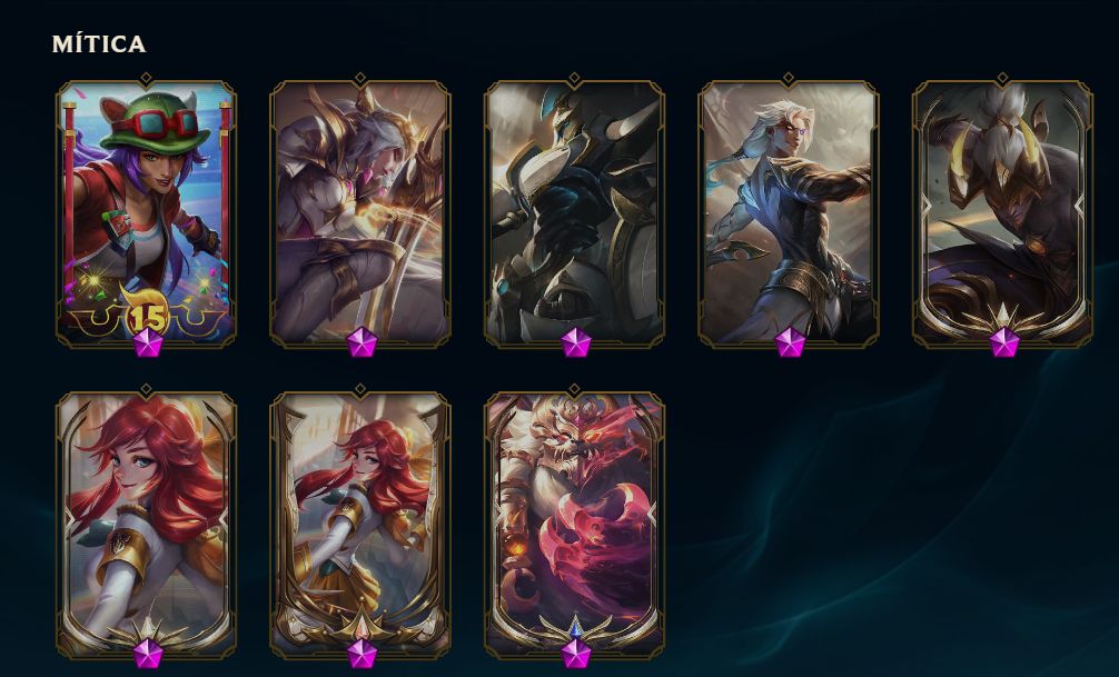 CONTA LOL 481 SKINS | LVL 556 | EX MESTRE | ÍCONES RAROS