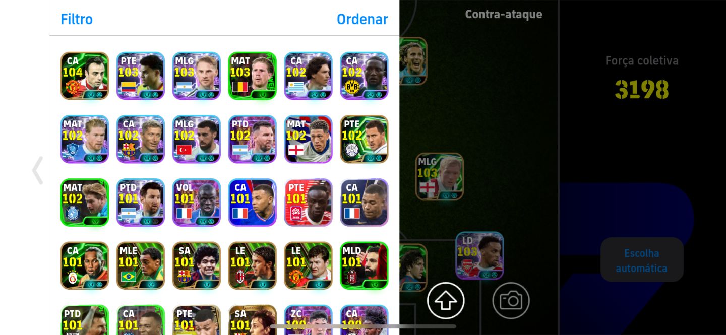 (NOVO MENOR PREÇO) CONTA DE EFOOTBALL COM VÁRIOS ÉPICOS E JOGADORES RAROS!