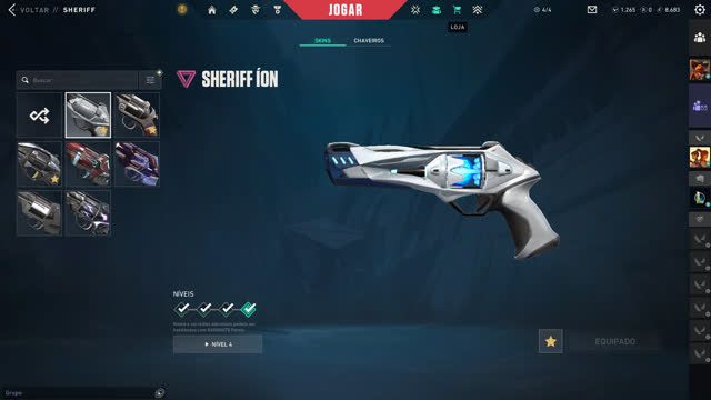CONTA VALORANT EX IMORTAL VARIAS SKINS