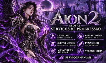 Aion 2 Global - Leveling e Services/pets/quests/diárias/penas....