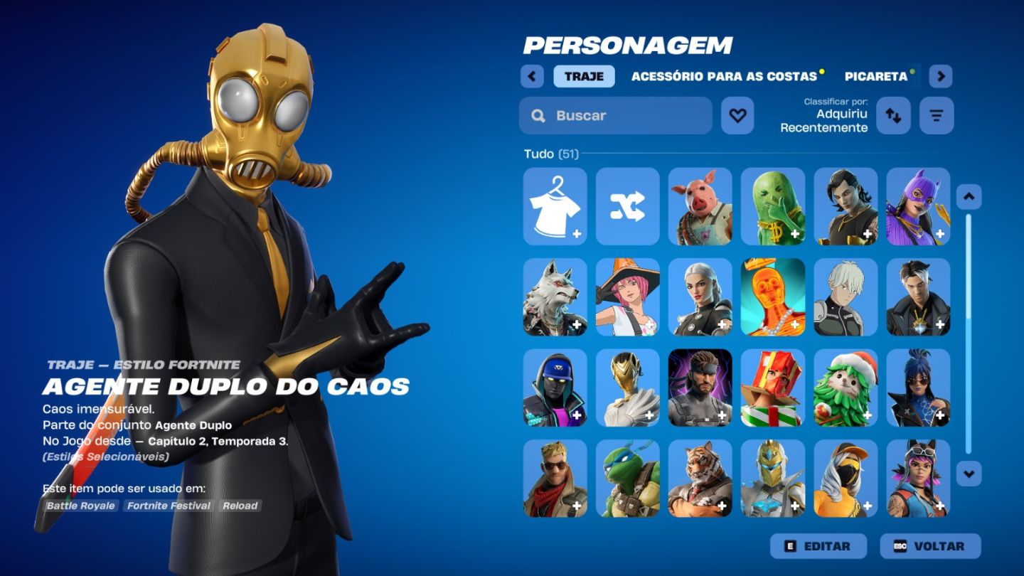 CONTA DE FORTNITE COM 48 SKINS | Son Goku | PROMOÇÃO!