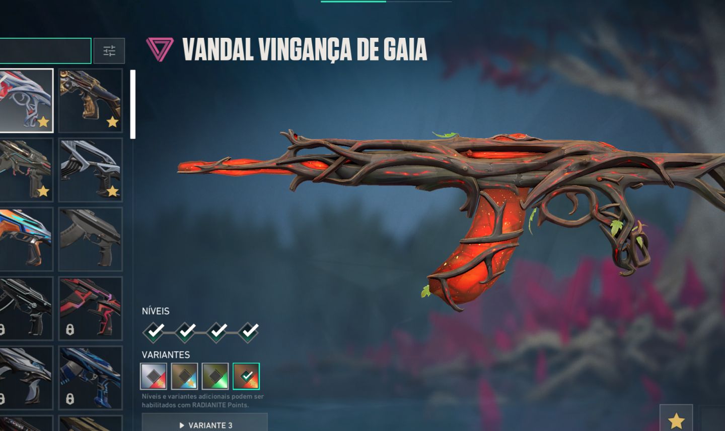CONTA VALORANT COM SKINS ( R$1650+ GASTOS )