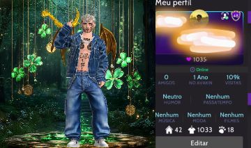 CONTA MASCULINA DO AVAKIN LIFE FOCADA EM CROWNS