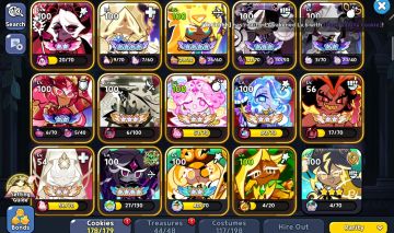 Conta cookie run kingdom completa