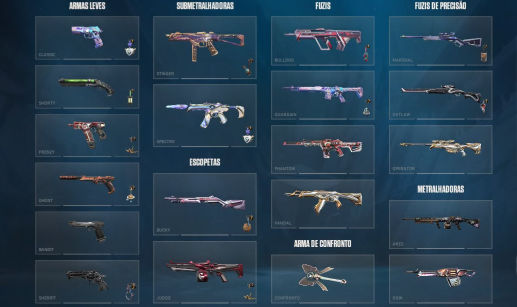 CONTA VALORANT SKINS RARAS CONTA PLATINA