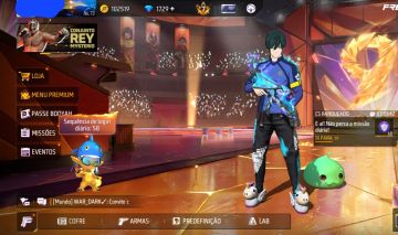 Conta de free fire gemada