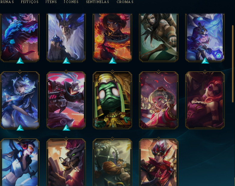 CONTA PRATA 1 - UPADA A MÃO - BOA PRA SMURFAR - ALGUMAS SKINS BOA!