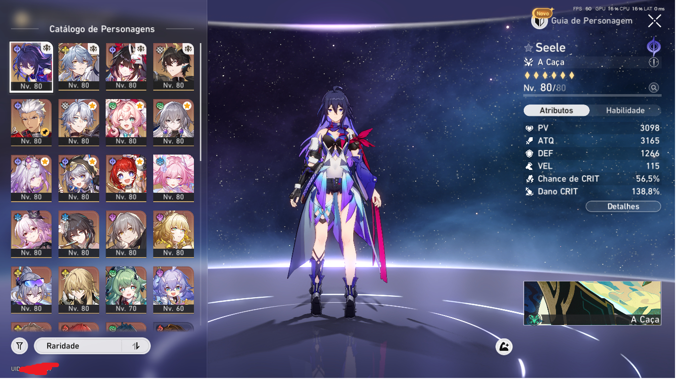 (PROMOÇÃO) Conta Honkai: Star Rail, Muitos T5 Buildados.